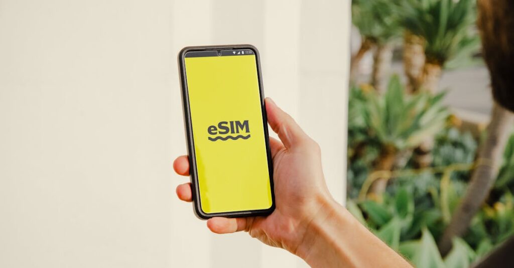 5G対応の格安SIMが安価で高速なデータ通信を提供している様子