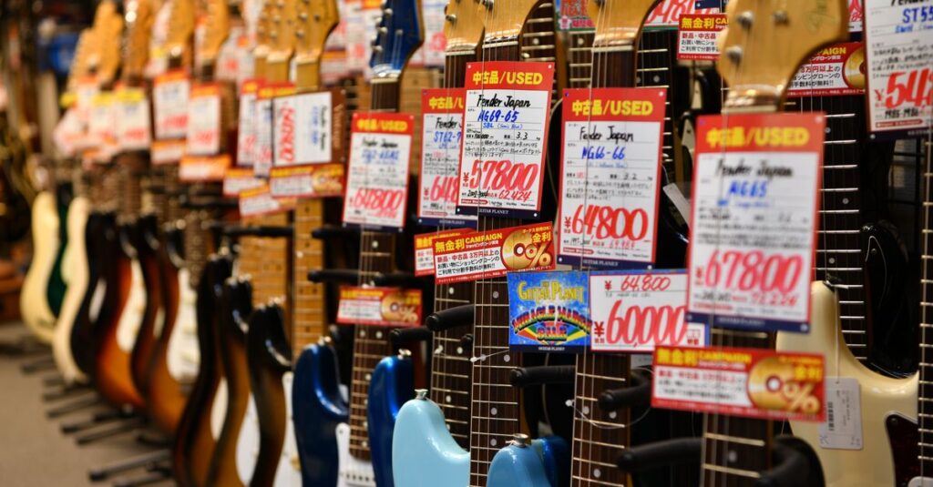 自分に合ったネット楽器買取業者を選ぶための特徴比較イメージ