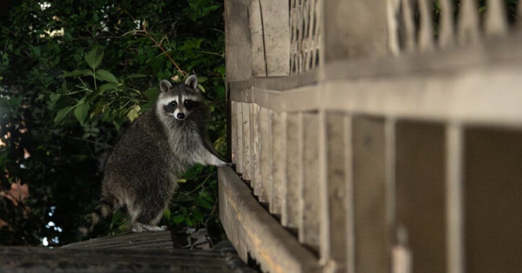 アライグマが天井裏に住みついている状況を示すイメージ写真