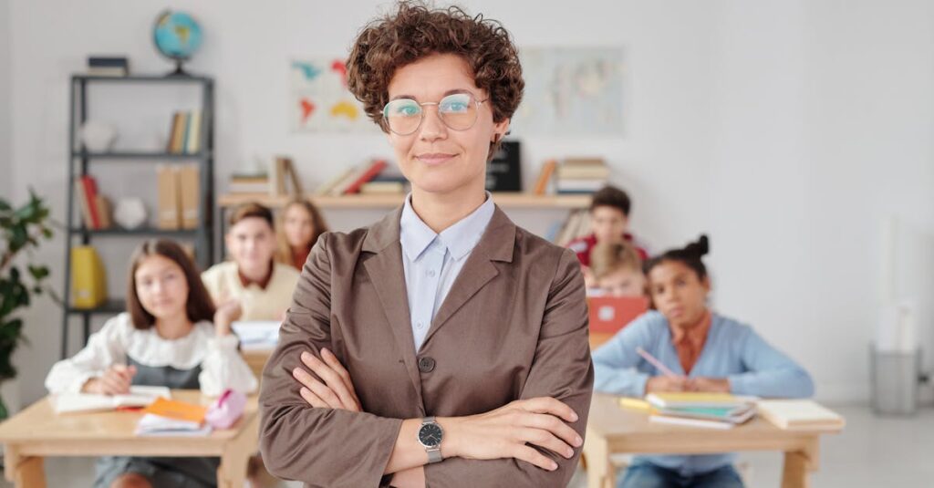 子どもに合わせて調整される柔軟な英語カリキュラムの様子