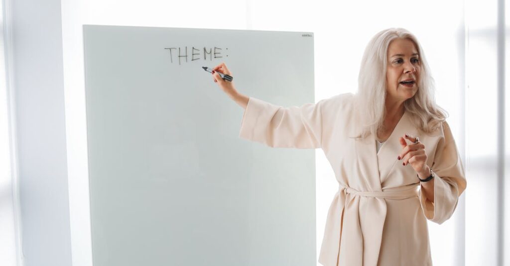 英会話教室選びで後悔する主婦のイメージ。失敗例として価格重視やスケジュール不一致などを表現した画像。