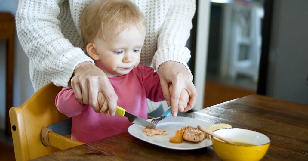 親が子どもの英語学習を応援している微笑ましい場面