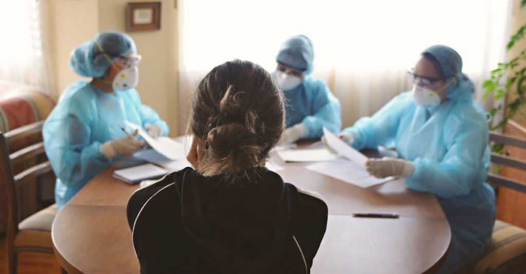 清掃スタッフの訪問に対して在宅・不在で対応する状況