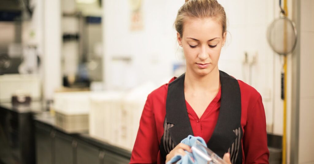 複数のクリーニング業者をユアマイスター上で比較検討し、選択するユーザーの様子