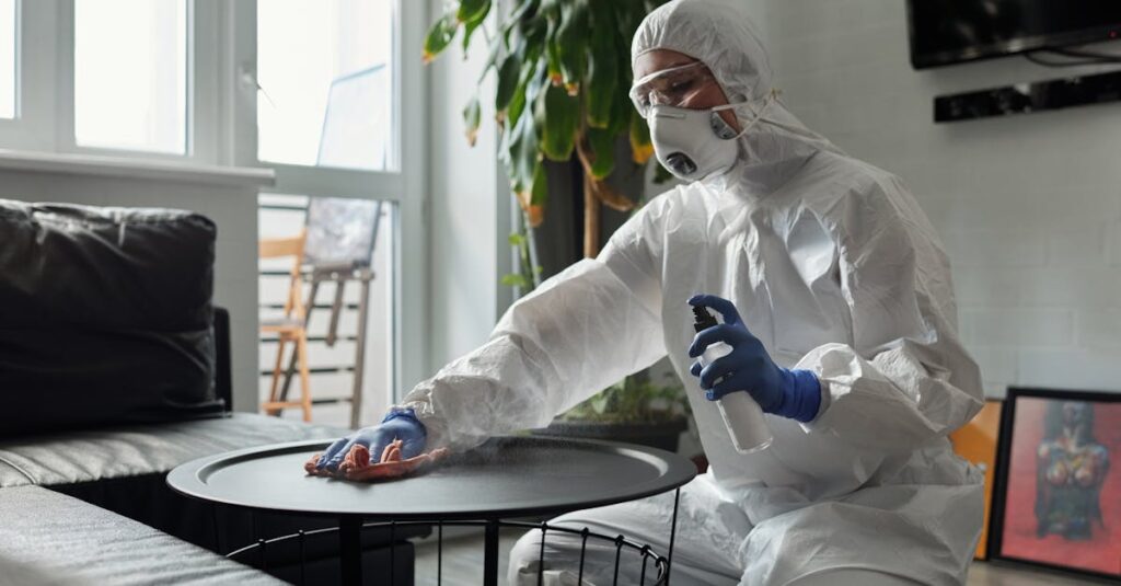 家庭では使えない高圧洗浄機や業務用洗剤など、プロのハウスクリーニングに使用される専門機材の紹介