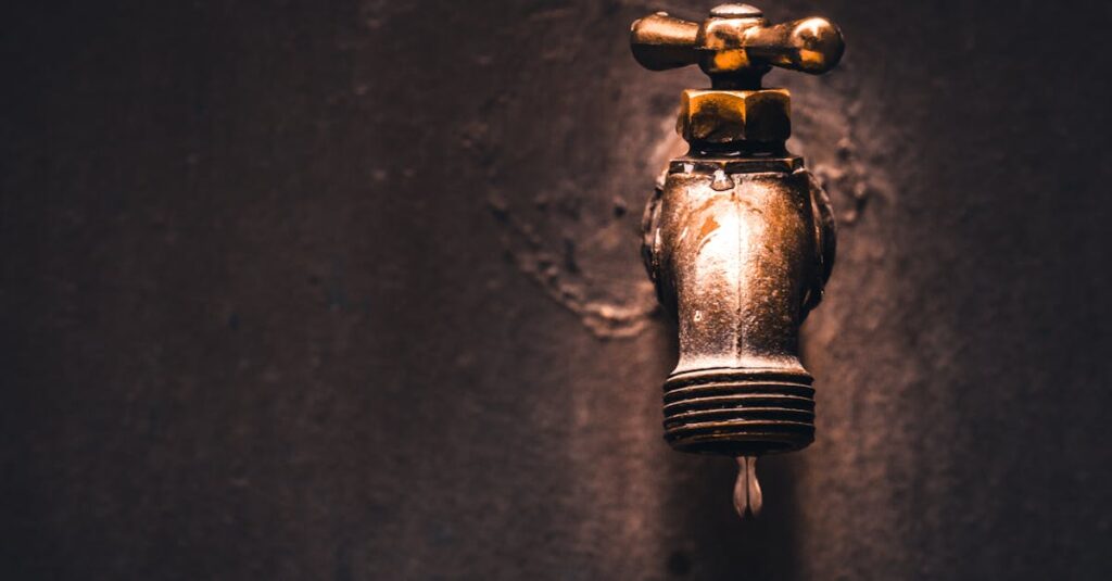 蛇口からぬるいお湯しか出ない状況を示す写真